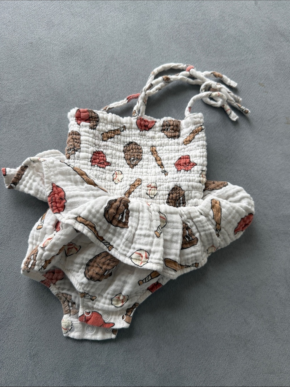 Angel dear baseball dress 3-6month